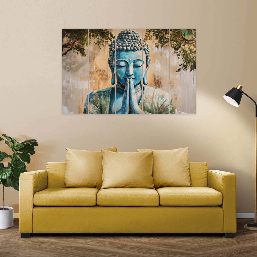inep-b0dl5qcqqr-close-up-of-vibrant-vinyl-print-on-buddha-bliss-5-panel-framed-wall-art-in-a-living-room.jpg